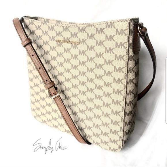 NWT authentic MK monogram messenger bag - Picture 3 of 5